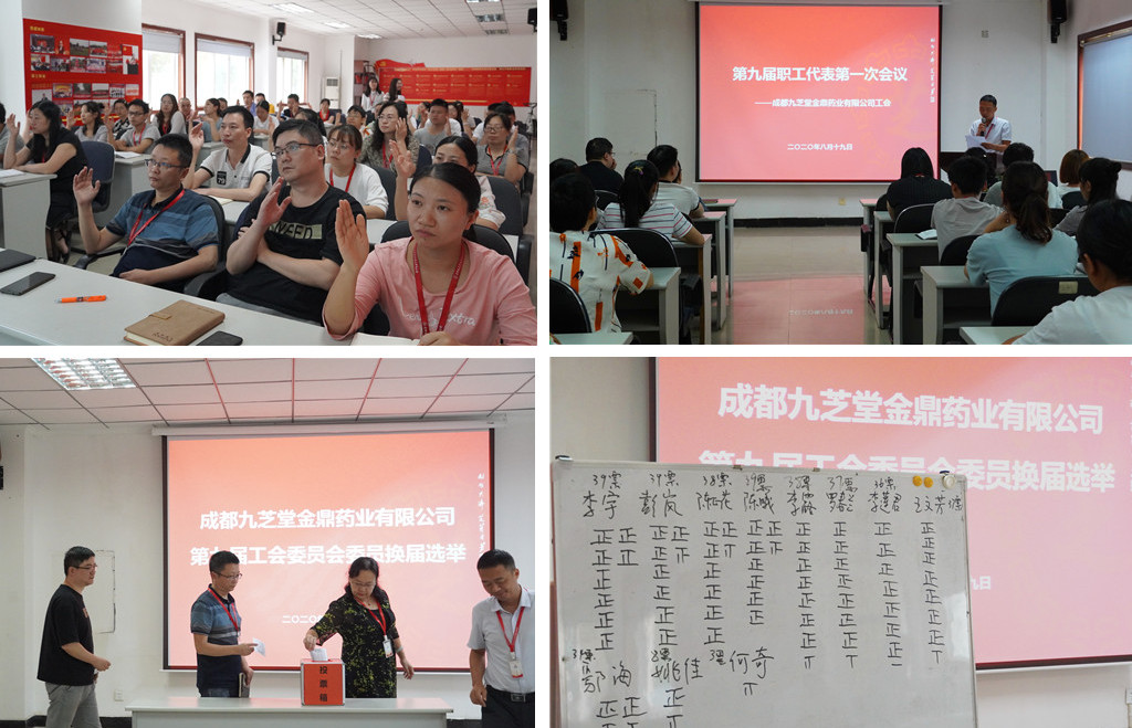 成都九芝堂金鼎藥業(yè)有限公司工會召開第九屆職工代表第一次會議